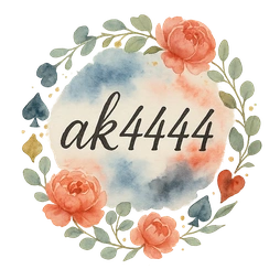 পাদচরণে ak4444 লোগো: ভিজ্যুয়াল সমাপ্তি ও ব্র্যান্ড ধারাবাহিকতা